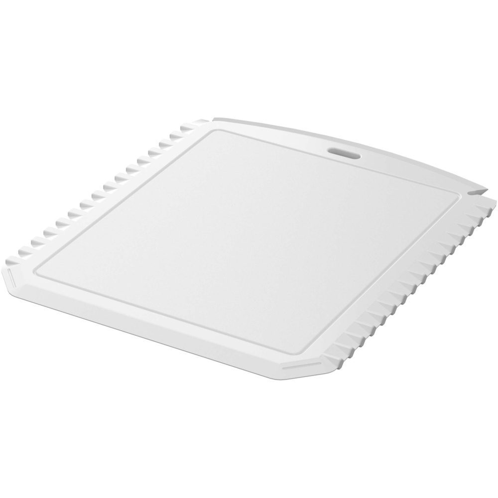 Logo trade advertising product photo of: Thrym rectangular recycled plastic ice scraper