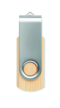 Logo trade promotional giveaways image of: Techmate bamboo USB 16GB       MO6898-40
