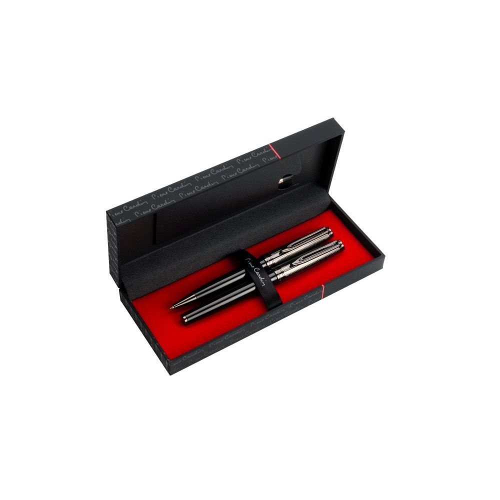 Logo trade promotional item photo of: Writing set with ballpoint pen and fountain pen ODETTE Pierre Cardin
