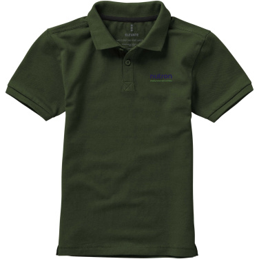 Logo trade promotional items image of: Calgary short sleeve kids polo
