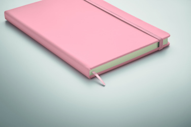 Logo trade promotional merchandise photo of: A5 notebook 96 lined sheets