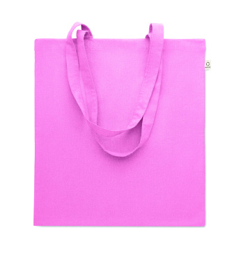 Logo trade promotional giveaway photo of: Recycled cotton shopping bag
