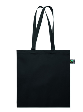 Logo trade promotional giveaways image of: Shopping bag Fairtrade 180 gr