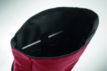 Logotrade business gift image of: Rolltop laptop rucksack 600D