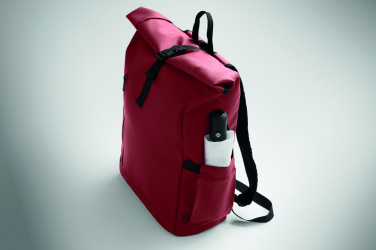 Logo trade corporate gifts picture of: Rolltop laptop rucksack 600D