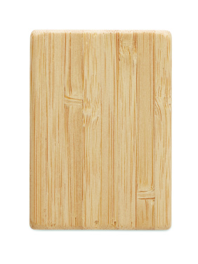 Logo trade promotional products image of: Bamboo salt & pepper set