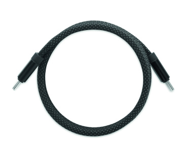 Logo trade promotional gift photo of: Braided magnetic cable in RPET