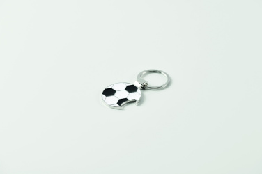 Logo trade promotional merchandise photo of: Football keyring with opener