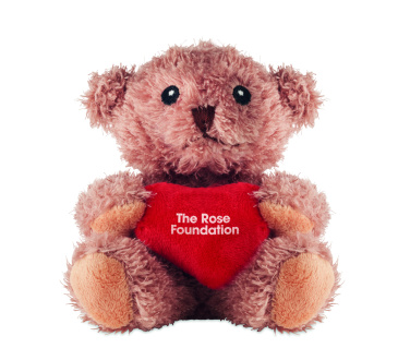 Logotrade promotional merchandise image of: Teddy bear plush with heart
