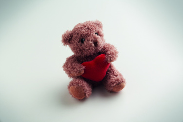 Logo trade corporate gift photo of: Teddy bear plush with heart
