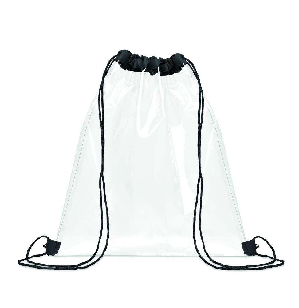 Logotrade promotional giveaways photo of: Transparent drawstring bag