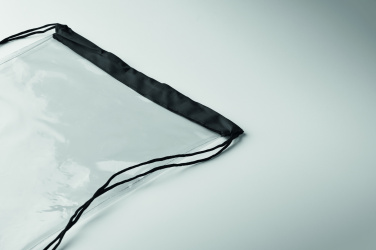 Logotrade corporate gift image of: Transparent drawstring bag
