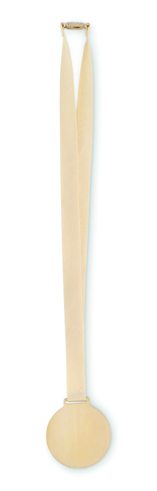 Logo trade promotional merchandise picture of: Wooden medal