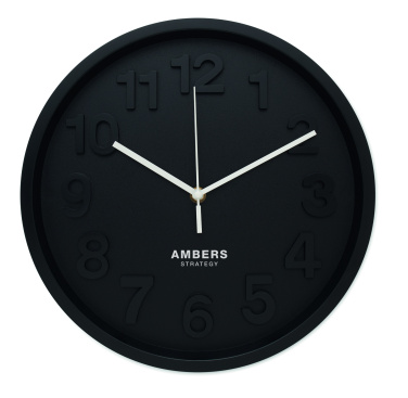 Logo trade promotional items picture of: Wall clock in PP
