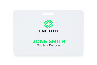 Logo trade advertising products picture of: Lanyard badge 54 x 86mm