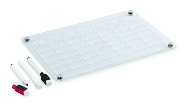 Logo trade promotional giveaway photo of: Magnetic acrylic planner