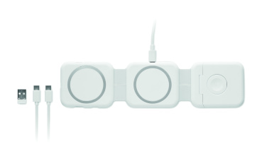 Logo trade promotional merchandise photo of: Foldable charging station
