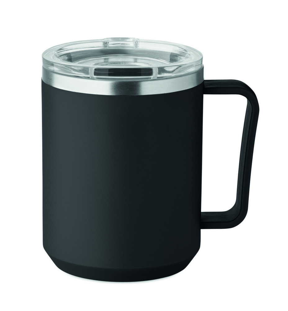 Logo trade promotional giveaways image of: Double wall mug 400ml