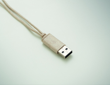 Logo trade promotional giveaways image of: Cable set in case