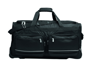 Logotrade promotional merchandise picture of: Duffle bag trolley 600D RPET