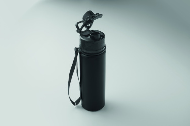 Logo trade promotional gift photo of: Foldable silicone sports bottle