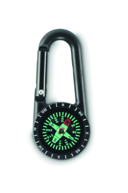 Logo trade promotional item photo of: Outdoor compass with carabiner