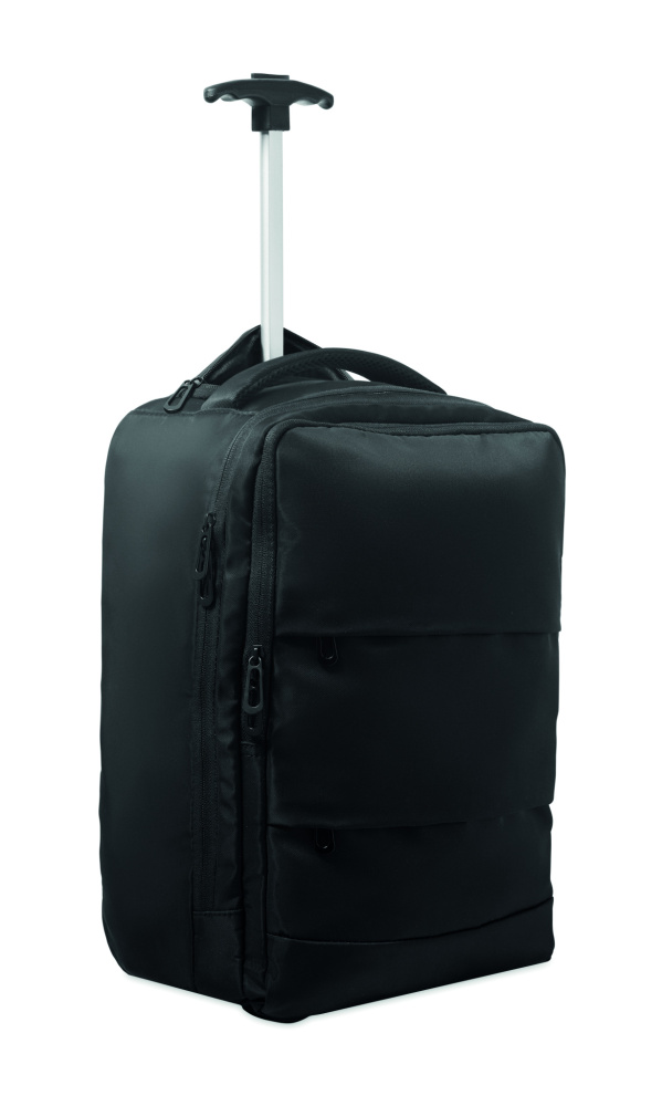 Logo trade corporate gift photo of: Backpack trolley in 290T RPET