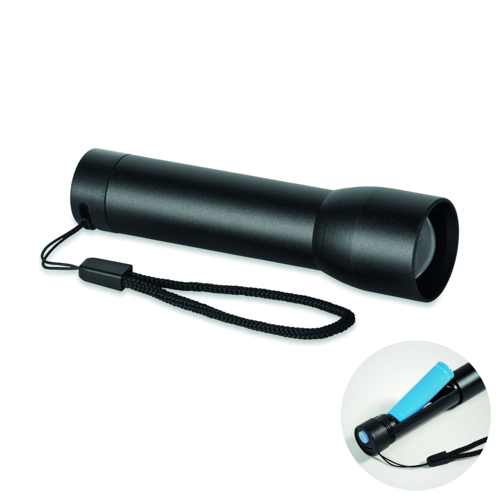 Logotrade advertising product image of: Aluminium rechargeable torch