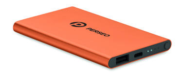 Logo trade promotional giveaways image of: 4000 mAh Power Bank Type C