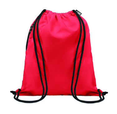 Logo trade promotional giveaway photo of: Large drawstring bag 300D RPET