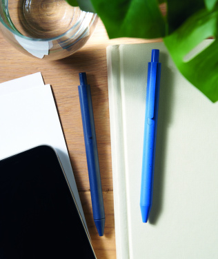 Logotrade promotional giveaways photo of: Wheat Straw/ABS push type pen