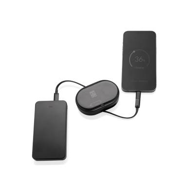 Logo trade corporate gift photo of: Chargevix RCS rplastic Multi-functional 60W charging set