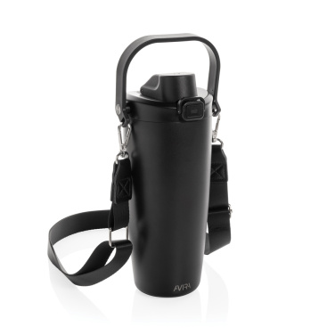 Logotrade promotional gift picture of: Avira Ayala RCS re-steel duosip lockable crossbody tumbler