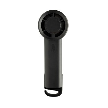 Logo trade promotional merchandise image of: Twist RCS recycled plastic re-chargeable portable fan