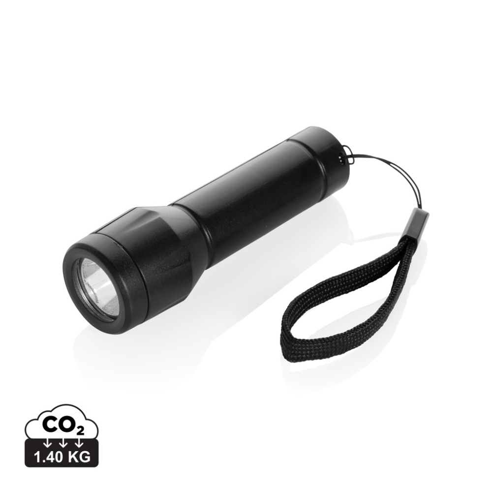 Logotrade corporate gift image of: Flara RSC recycled plastic USB-rechargeable torch