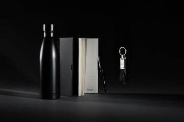Logo trade promotional items image of: Swiss Peak RCS deluxe business gift set w/ water bottle