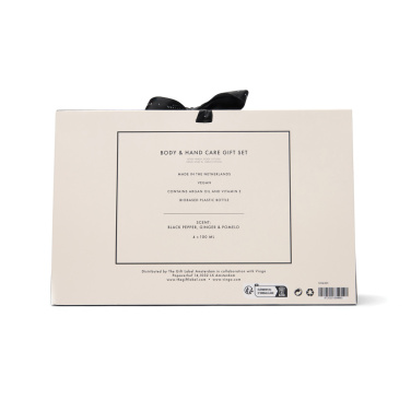 Logo trade promotional merchandise image of: VINGA x TGL body and hand care gift set