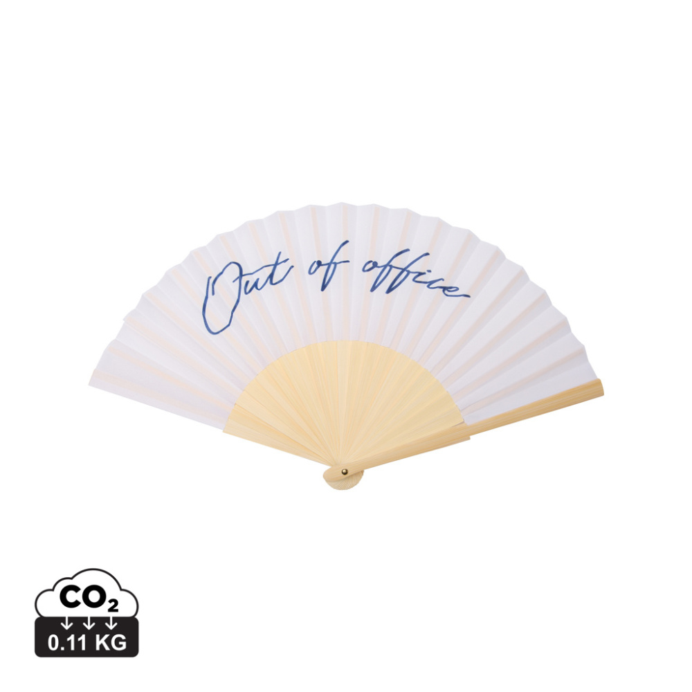 Logo trade promotional gifts picture of: VINGA Out of office hand fan