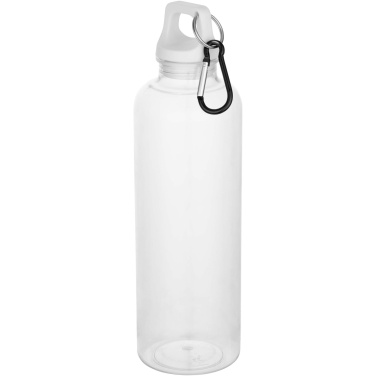 Logo trade promotional merchandise picture of: Oregon 750 ml RCS recycled plastic water bottle with carabiner