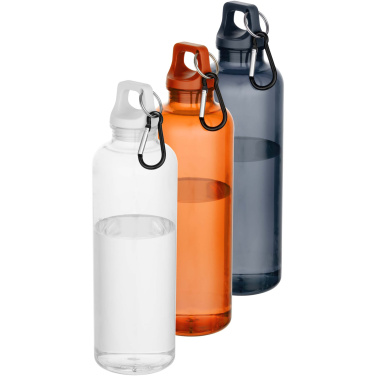 Logotrade advertising products photo of: Oregon 750 ml RCS recycled plastic water bottle with carabiner