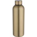 Spring 750 ml RCS recycled single wall stainless steel water bottle, Gold