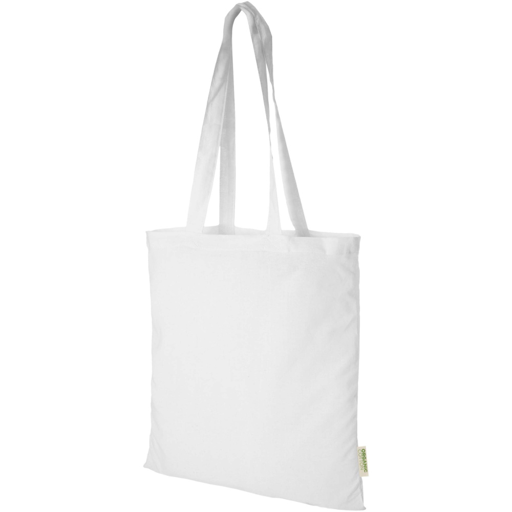 Logo trade promotional items picture of: Odisha 140 g/m² OCS organic tote bag 7L