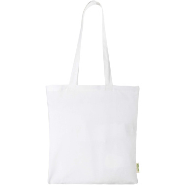 Logotrade promotional item image of: Odisha 140 g/m² OCS organic tote bag 7L