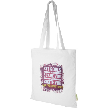 Logotrade corporate gift image of: Odisha 140 g/m² OCS organic tote bag 7L