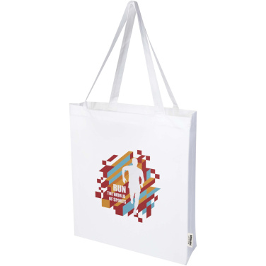 Logo trade promotional gift photo of: Odisha 180 g/m² OCS organic full gusset tote bag 14L