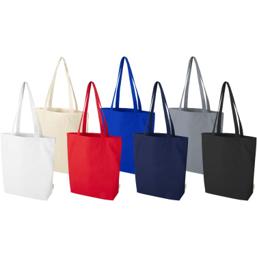 Logo trade promotional items image of: Odisha 270 g/m² OCS organic tote bag 10L