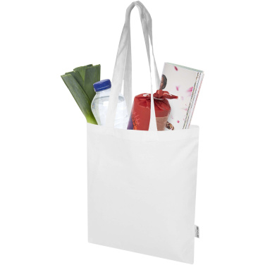 Logotrade promotional product image of: Peru Blend 180 g/m² GRS recycled cotton tote bag 7L
