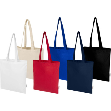 Logotrade corporate gift picture of: Peru Blend 180 g/m² GRS recycled cotton tote bag 7L