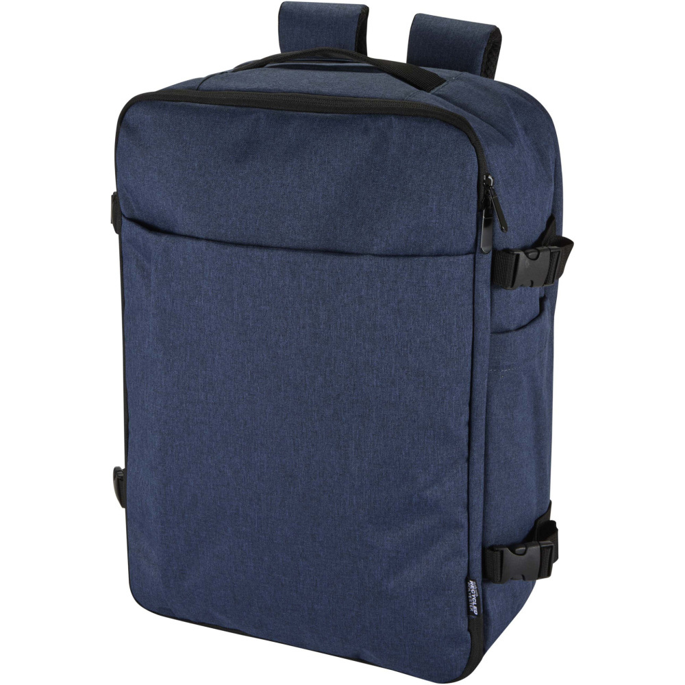 Logo trade promotional giveaway photo of: Libra 17" GRS recycled carry-on backpack 25L