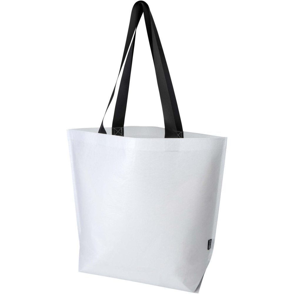 Logotrade advertising product image of: Duo GRS recycled double-laminated oversized tote bag 30L